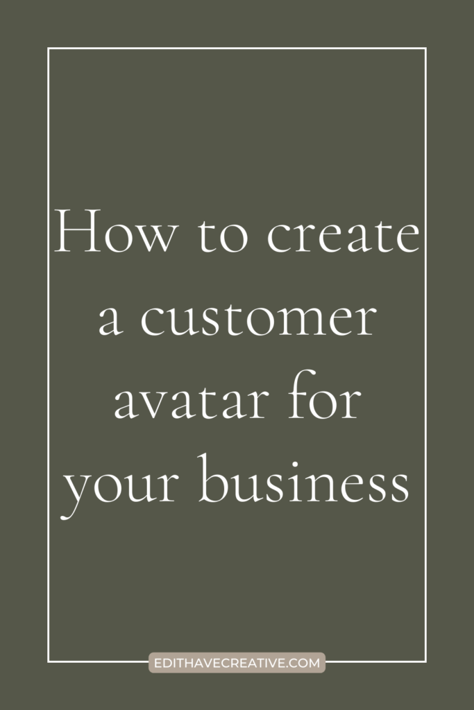 How to create a customer avatar for your business