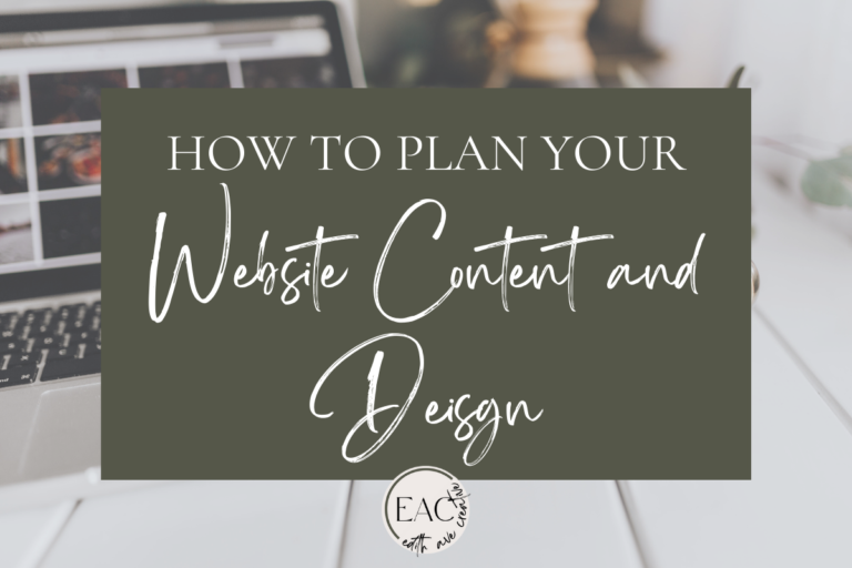 How to plan a strategic website and organize the content