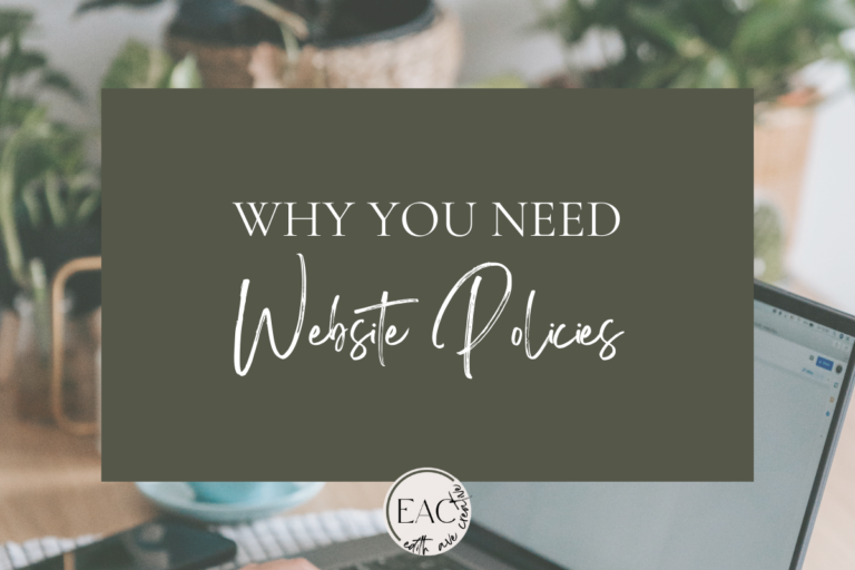 Why you need website policies